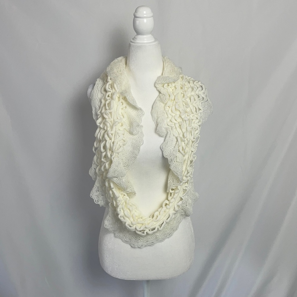 Cream Eternity Scarf
